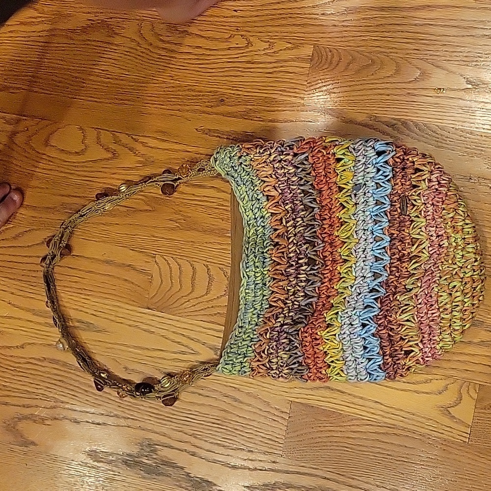 Straw womens bag